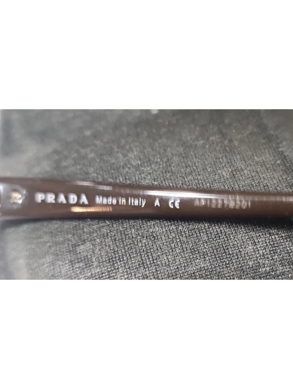 PRADA VPR53N AB6 101 Gold Brown Unisex Eyeglasses 53-17 140 Box READ